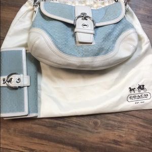 Coach hobo bag and wallet